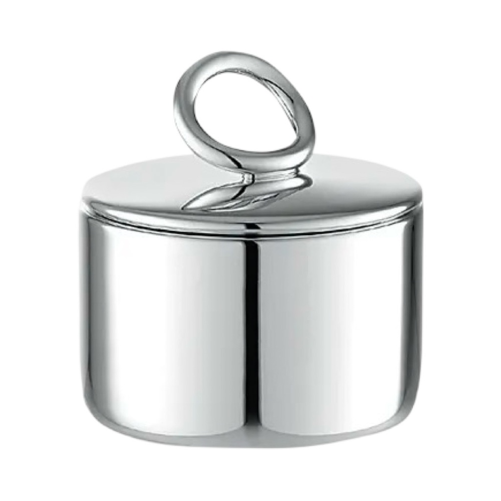 CHRISTOFLE VERTIGO Silver-Plated Sugar Bowl